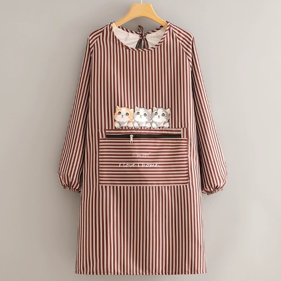 Фартук с длинными рукавами