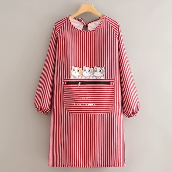 Фартук с длинными рукавами