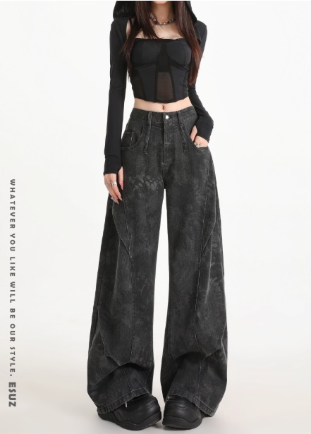 Джинсы багги с высокой посадкой у2к