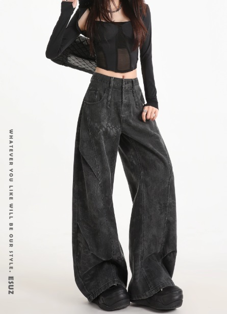 Джинсы багги с высокой посадкой у2к