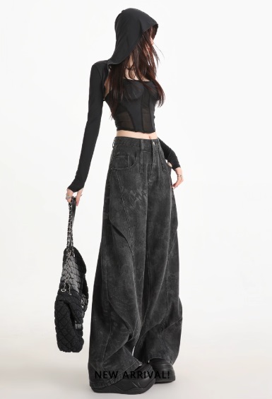 Джинсы багги с высокой посадкой у2к