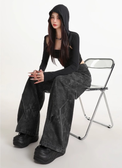 Джинсы багги с высокой посадкой у2к