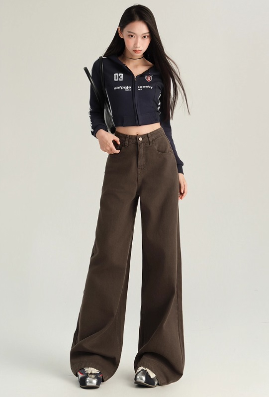 Широкие джинсы багги трубы