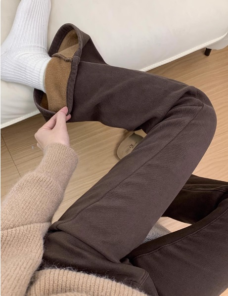 Утепленные джинсы-клеш