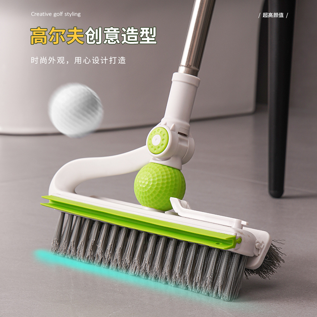 [Запатентованный подлинный продукт] Новая многофункциональная щетка для пола для гольфа, силиконовая щетка для туалетной плитки и ванной комнаты