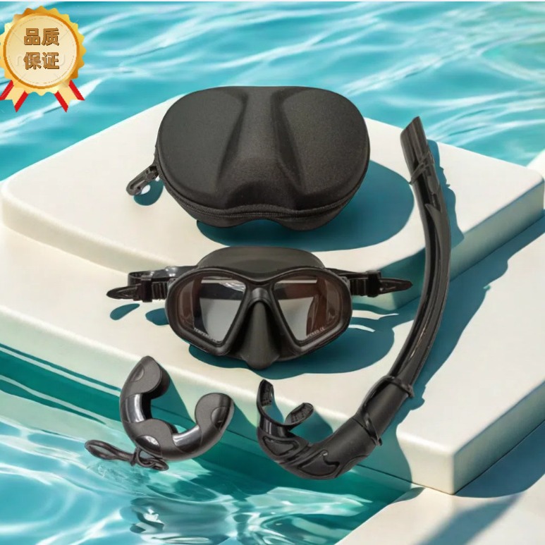 Комплект маска для дайвинга с трубками для подводн