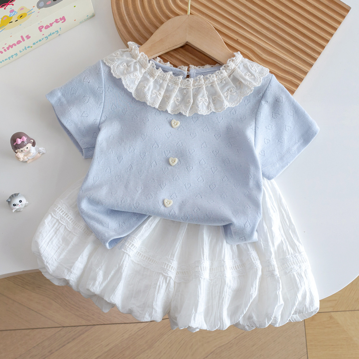 Летний детский комплект для девочки