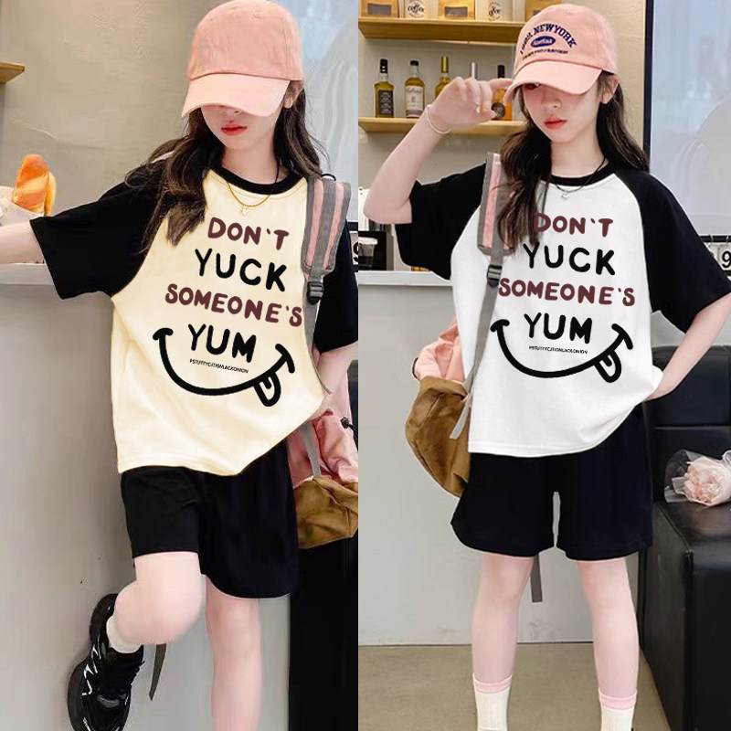 Детский комплект, футболка с шортами