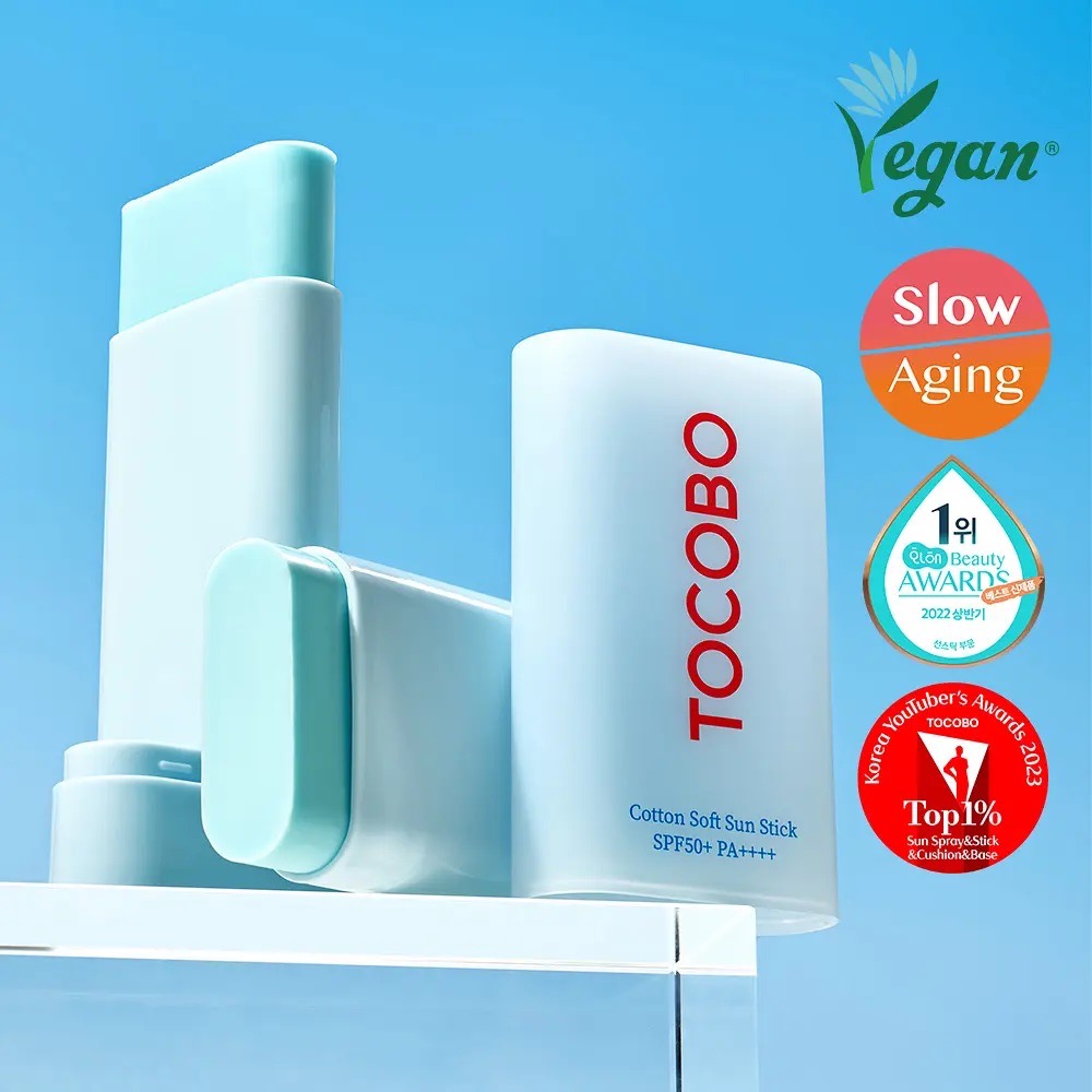 Cтик для лица Tocobo Cotton Soft Sun Stick SPF50+