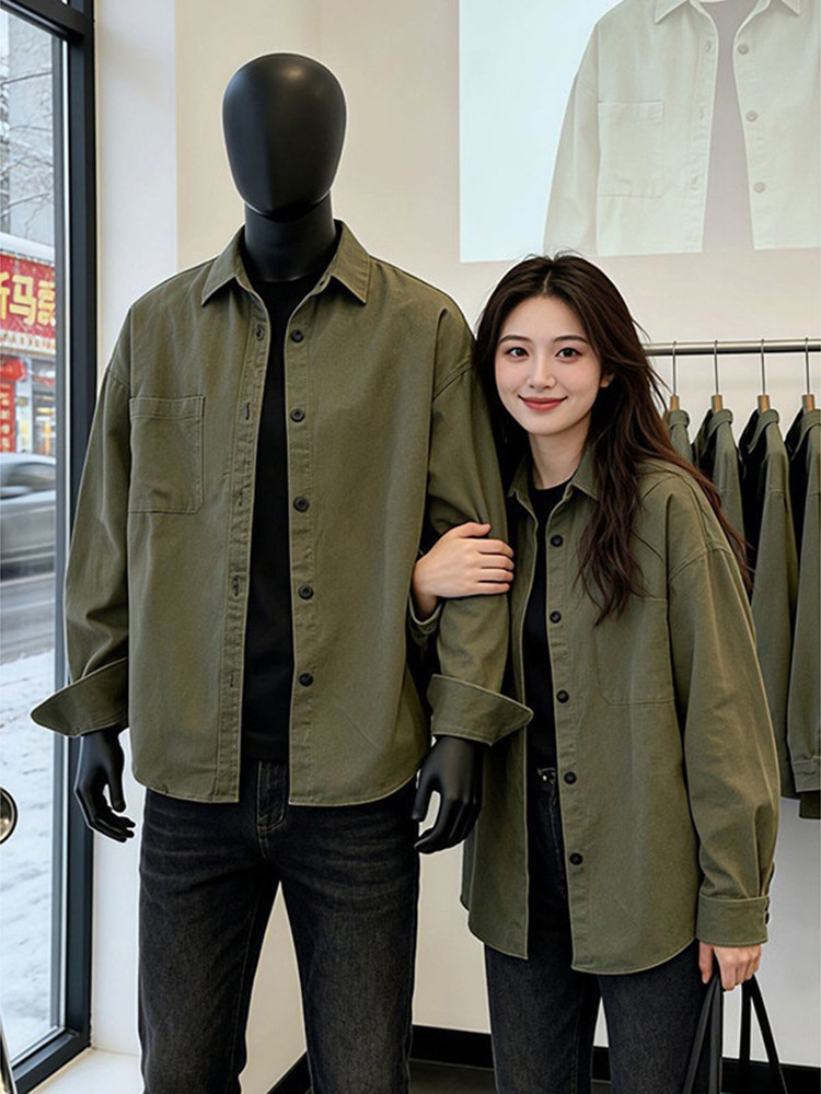 Рубашка мужская свободного кроя