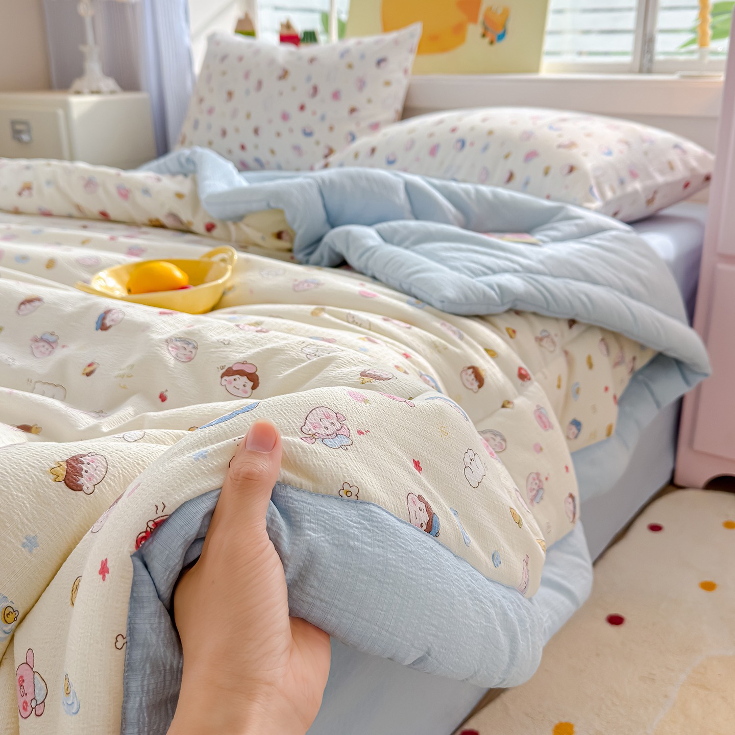 Летнее детское одеяло