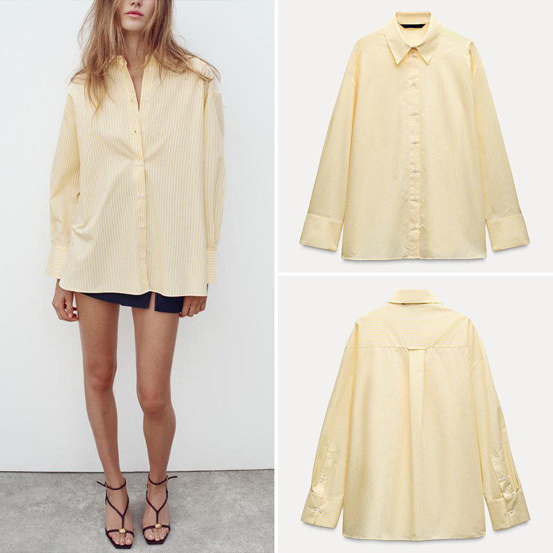 Рубашка женская в полоску