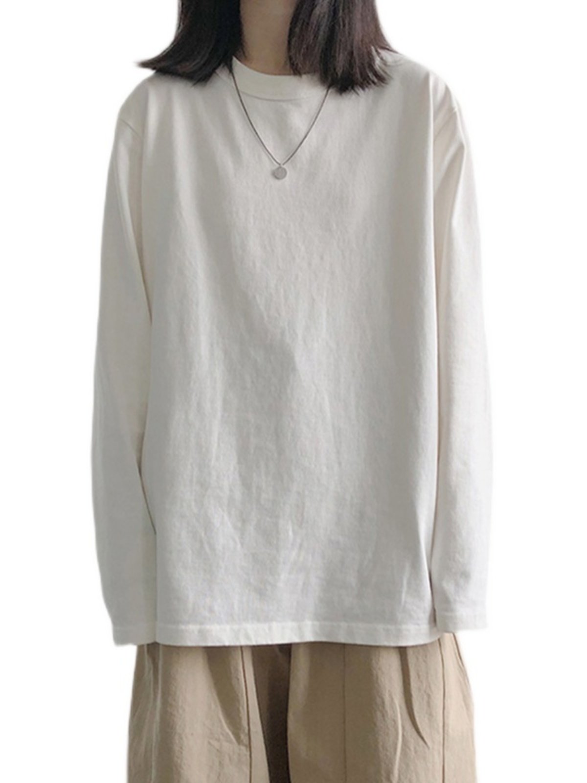 Лонгслив оверсайз 100% хлопок