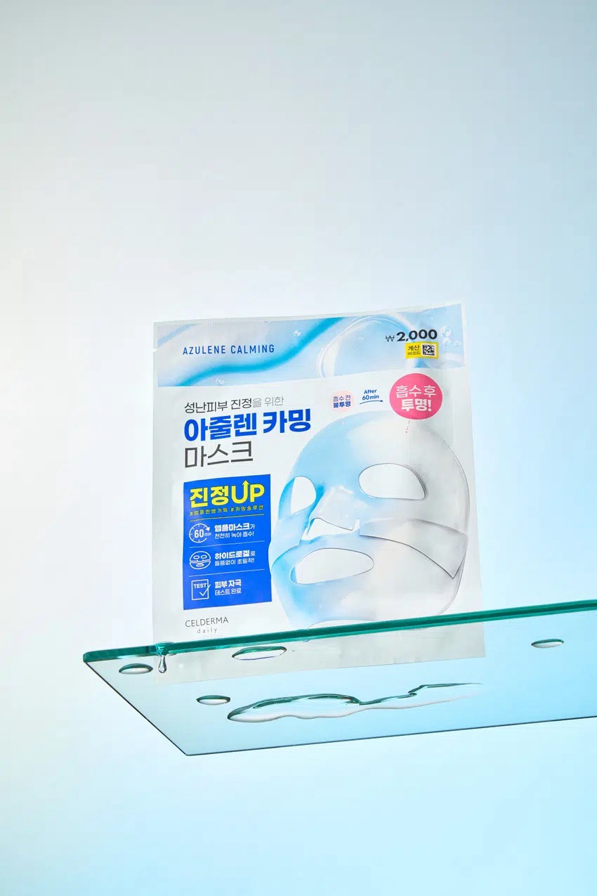 Гелевая успокаивающая маска CELDERMA Daily Transfo