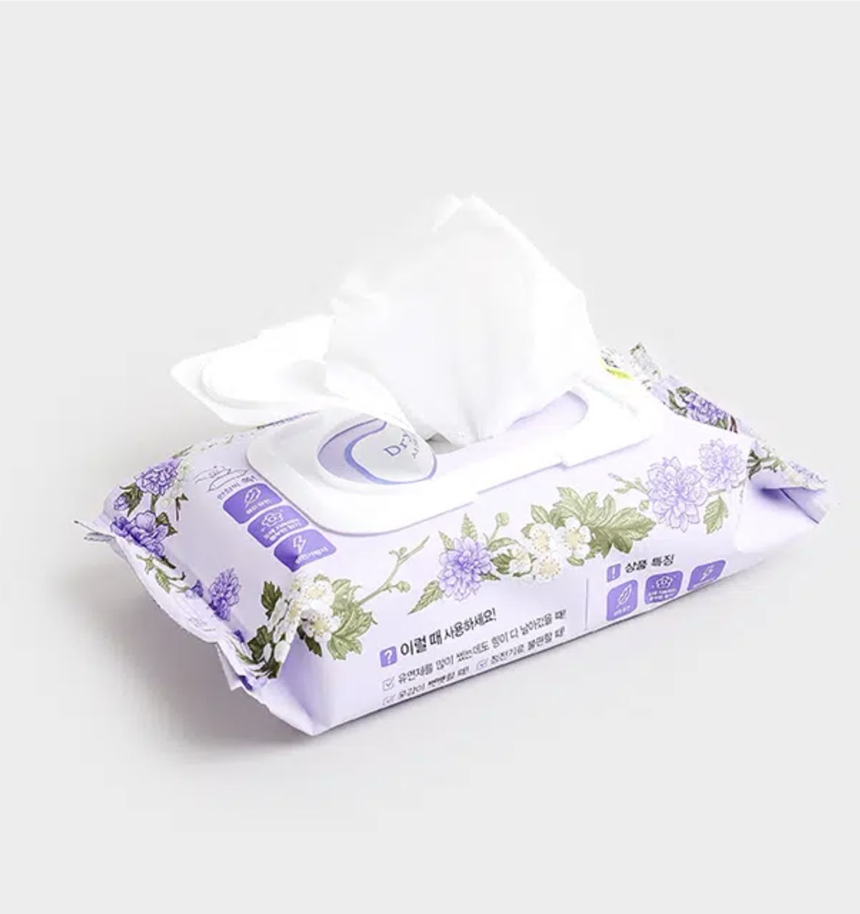 Ароматные сушильные салфетки для белья с белым мус