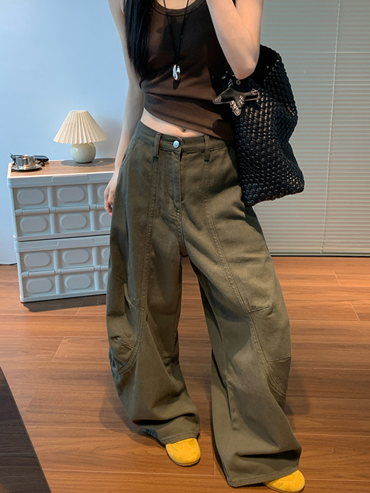 Джинсы широкие