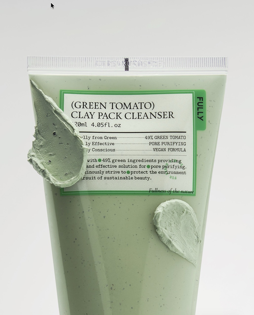 Маска-пенка для умывания FULLY Green Tomato Clay P