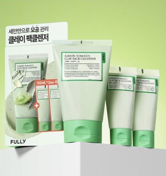 Маска-пенка для умывания FULLY Green Tomato Clay P