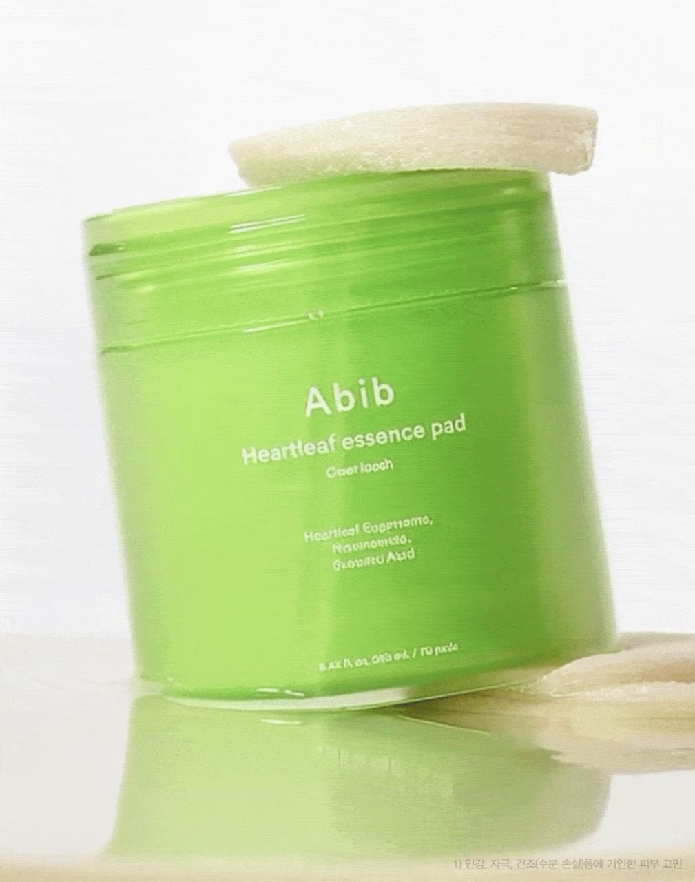 Успокаивающие тонер-пэды  Abib Heartleaf Spot Pad