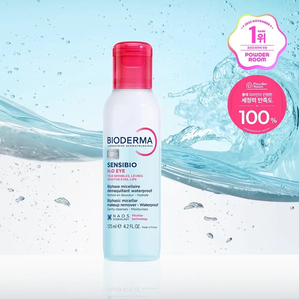 Bioderma Sensibio H2O Eye, двухфазное мицеллярное