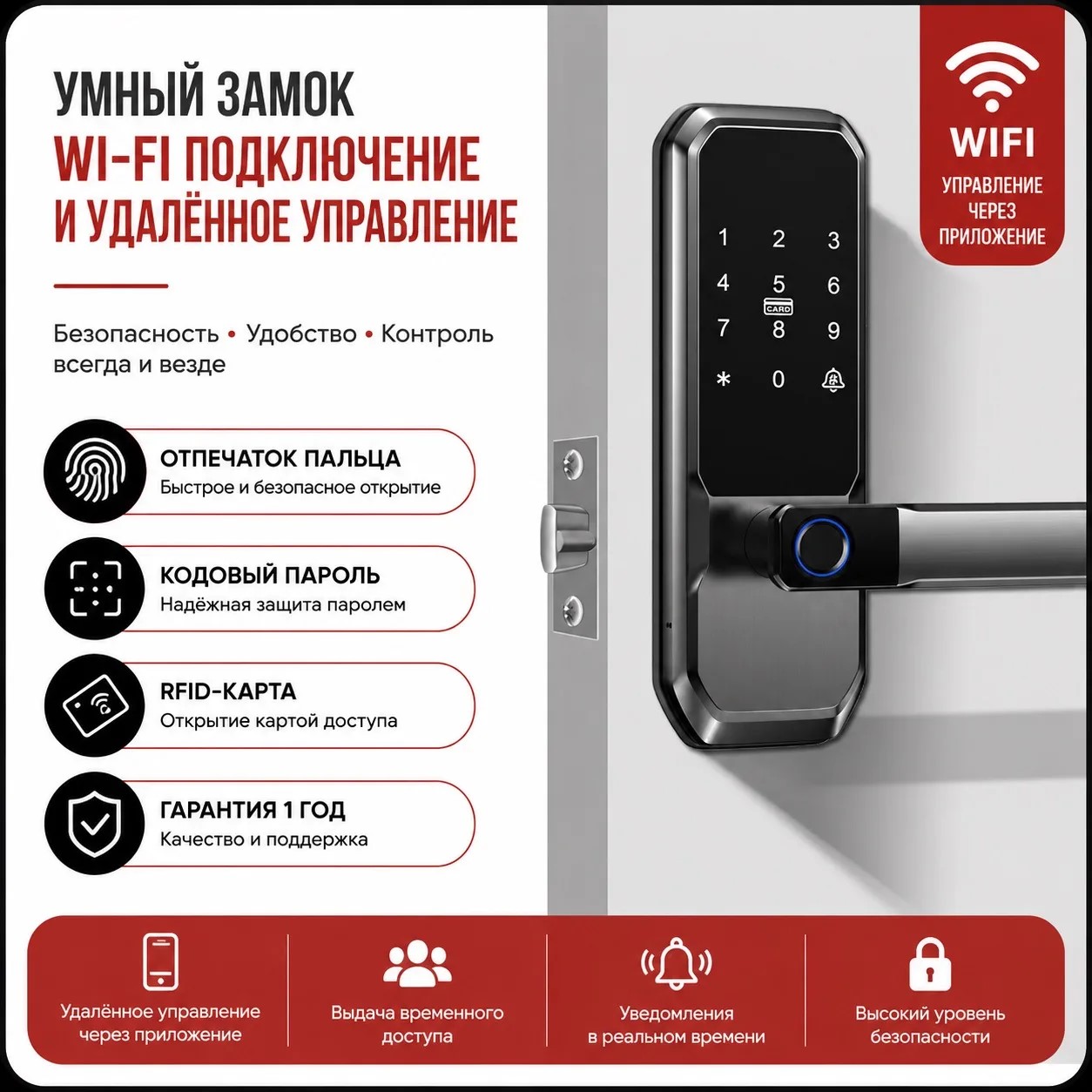 Умный дверной замок