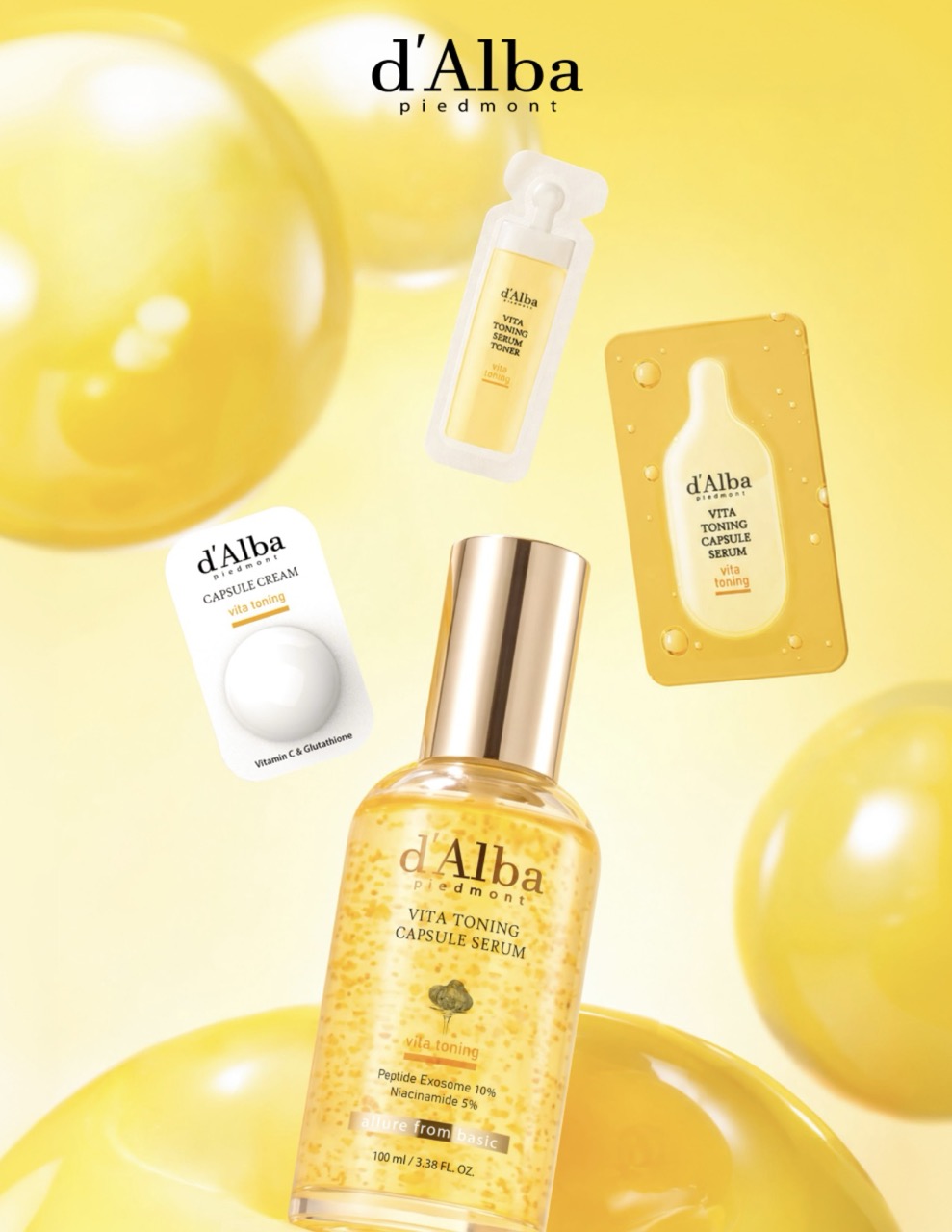 Сыворотка для выравнивания тона кожи d'Alba Vita T