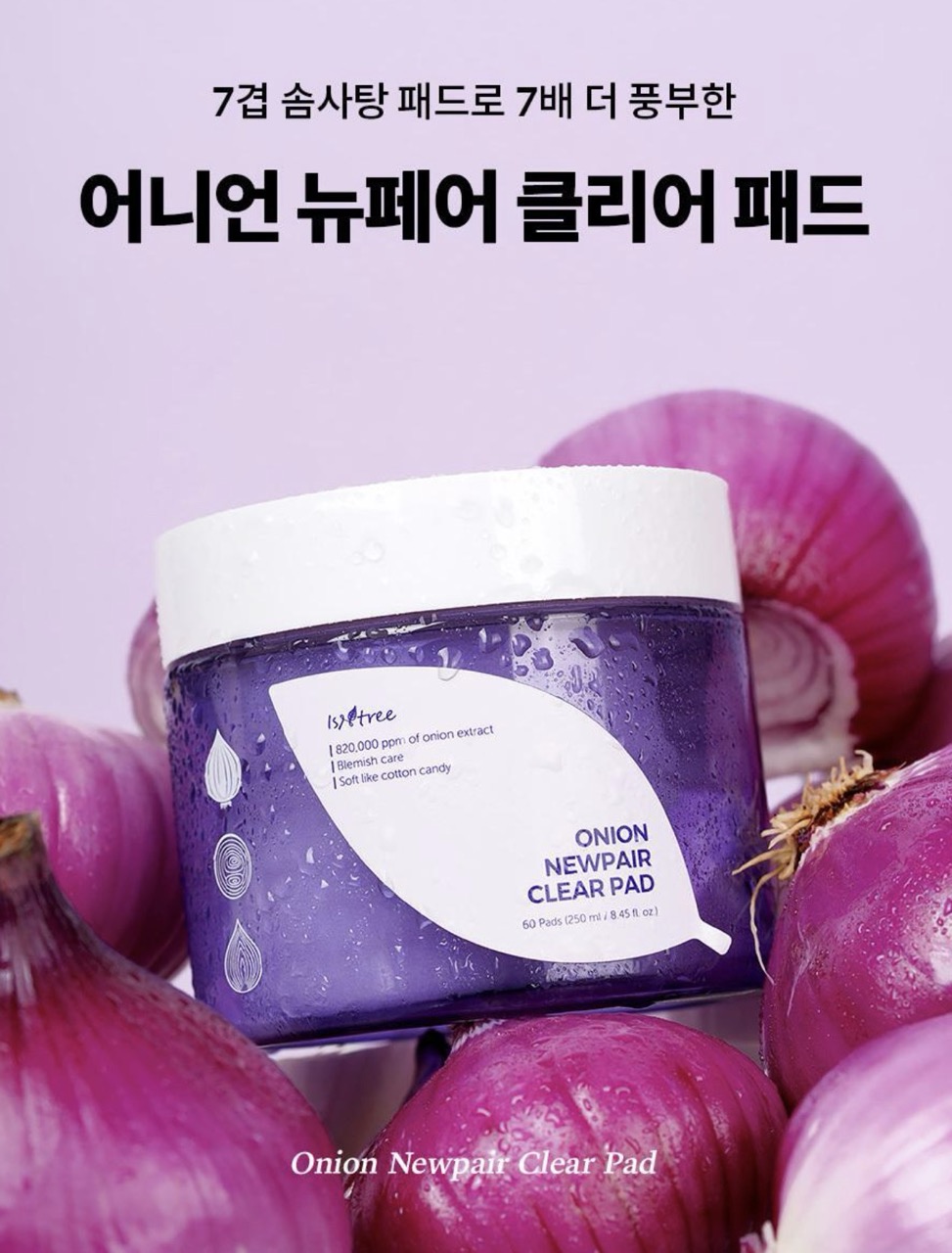 Isntree Onion Newpair тонер-пэды с экстрактом крас